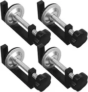 ORFOFE 4 Pack Wood Clamps Furniture Fixtures Chair Making Clips Sofa Clamp Stable Connection