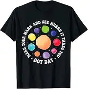 [X.Style] International Dot Day Shirt 2022, Make Your Mark Kids Boys ds1031 T-Shirt (M) Black