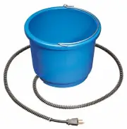 Allied Precision 9 Quart Heated Bucket Thermostatically Control Livestock
