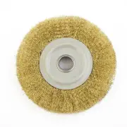 Copper Wire Wheel Brass Brush For Bench Grinder Yellow For Adhesion Replacement