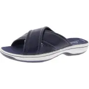 Cloudsteppers by Clarks Womens Breeze Sara Strappy Slide Sandals Shoes BHFO 4230