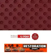 HOLDEN HK HT HG panel van GOYA RED GOLF BALL ROOF HOOD LINING (5D)