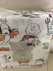 Pottery Barn Kids Peanuts Snoopy & Friends Halloween Twin Sheet Set NWT!