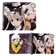 New Soul and Maka SOUL EATER BiFold Wallet Soru Ita Credit Card Billfold