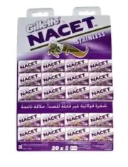400 X Double Edge Razor Blades Gilette NACET Stainless Russia Men's Razors