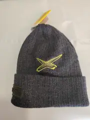 NWT Ski-Doo Unisex Kids Toboggan Beanie Winter Knit Cap Dark Navy OS $39 FLC188