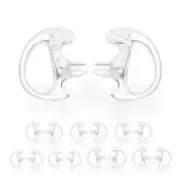 Earmould Earpiece Earbud Earplug for Two-Way Radio Coil Tube Audio Kits (Clea...