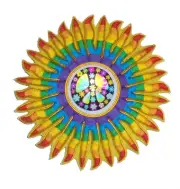Peace Sign Rainbow Star Love GLBT Protest War Parade Hippie Concert Rave Patch L