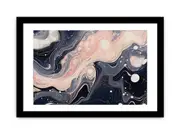 Marble Art Framed Print