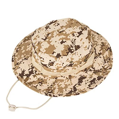 Sun Hats for Men Women Bucket Hat UPF 50+ Boonie Hat 1pack-beige Digital