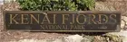 KENAI FJORDS NATIONAL PARK Rustic Painted Wooden Sign