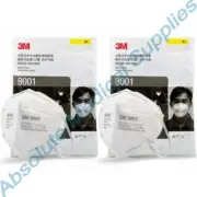 *100-Pieces* 3M P1 Particulate Respirator KN90 Protective Face Mask Earloop 9001