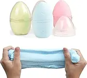 BOHS Floating Clay Egg Set - Softens After Playing, Water Floating, Play Anywhere from Tabletop to Bathtub & Pool- Ideal for Easter Day Gifts & Party Favors,3pcs