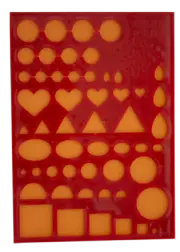 Wizardi Red Quilling Tool Board F07M3-3-red