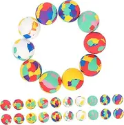 Vaguelly 50pcs Small Throwing Balls Kids Bouncy Balls Set Decorative Elastic for Pit Educational Toys for Kids
