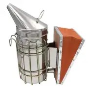 Stainless Steel Beekeeping Smoker – Large 30cm Manual Bee Smoke Tool