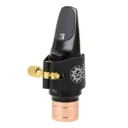 New Alto Saxophone Semi Metal Mouthpiece Soprano Bakelite Saxophone Mouthpiece