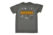 Bartender Sarcastic Humour - Mens Funny T-Shirt Tshirts