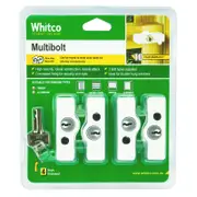 Whitco White CYL4 Multi Bolt - 4 Pack