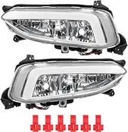 Brilluxa LED Daytime Running Lights DRL, Compatible with Hyundai Santa Fe IX45 13-15, Car Front Bumper Signal Lamp
