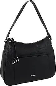 [Milleni] Ladies Vegan Leather Fashion Tote Bag in Black