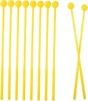 Abaodam 10pcs Drumsticks Durable Percussion Mallets for Tongue Drum Glockenspiel Marimba Comfortable Grip Strong Structure for Beginners Practice