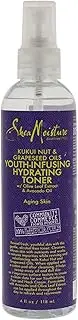 SHEA MOISTURE Kukui Nut & Grapeseed Oils Youth-Infusing Hydrating Toner for Unisex - 4 oz Toner, 118 millilitre