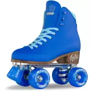 Crazy Skates RETRO Roller BLUE | Quad Rollerskates for Girls Ladies Boys Men