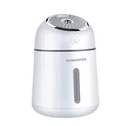 4 In 1 330Ml Ultrasonic Air Humidifier Usb Fan Led Light Cool Mist Aroma Oil Diffuser