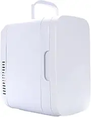 Mini Car Refrigerator 8 Liter Capacity Portable Electric Cooler Warmer 12V Fast Cooling Portable Car Fridge for Car, RV, Camping, Travel, Fishing Outdoor,White