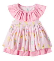 [Stella McCartney Kids] Stella McCartney Kids Printed cotton dress M 24 purple