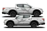 Mitsubishi Triton L200 Animal side tribal sticker kit decals vinyl graphics