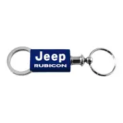 Jeep Rubicon Keychain & Keyring - Navy Valet Aluminum Key Fob Key Chain