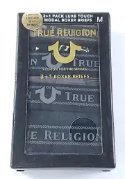 True Religion Men's M 3+1 Limited Edition Boxer Briefs Luxe Touch Modal Stretch
