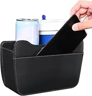 Walopola Car Seat Storage Bag - Multifunctional Back Seat Car Organizer,Non-slip Sunglasses Holder, Large Capacity Auto Garbage Bin for Outdoor Commute