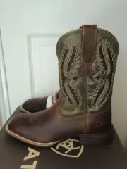 Ariat Rowder VentTEK 360 Western Performance Boots Broad Square Toe Men Size 8.5