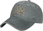 [JBYJBX] Baseball Print Baseball Hat,Personalized Baseball Cap,Sun Hats, Trucker Cap Dad Hat Gift Men Women