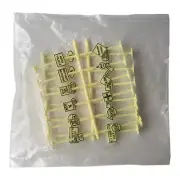 24 Bachmann Plasticville Model Train Traffic Signs, Yellow Plastic 1.25" Tall