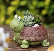 Plant Pots, Cute Animal Shaped Cartoon Succulent Vase Flower Pots,Container,Home Decoration Planter Pots,Desk Mini Ornament (Tortoise)