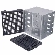 4X(5.25 Inch to 5 x 3.5 Inch SATA HDD Cage Rack Hard Drive Disk Enclosure5185