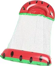 Pool Hammock Floating 4-in-1 Watermelon-Coloured Drifter, Float Inflatable Raft for Adults, Ideal Comfortable Pool Float Adult, Swimming Pool, Outdoor Water Toy for Swimming Holidays