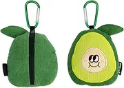 AIMALL AIMALL Cartoon Fruit-Shaped Foldable Shopping Bag with Doll Pendant, Cute Bag for Kids and Adults, 3.9 Inches Pendant, 9.4" x 15.3" Reusable Polyester Bag for Daily Use