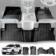 3D Customized Heavy Duty All Weather Car Mat Floor Liner Full Set Carpet for Toyota Prado 150 Series 2009-2024