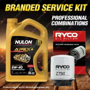 Ryco Oil Filter 5L APX5W40 Engine Oil Service Kit for Volkswagen Polo 6R 77 TSI