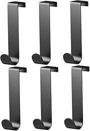 MAGICLULU Cubicle Hook Single Door Hanger Hooks Over Door Organizer for Bathroom Kitchen Closet Towel Coat Storage