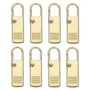 Zipper Pull 8 Pcs Detachable Metal Zipper Tab Repair Kit Handle Fixer Extens...
