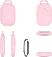 Silicone Case for Tile Life360 Pro 2024 Tracker Soft Protective Cover (Pink)