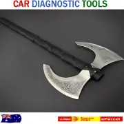 Viking 24’’ Medieval Double Headed Edge Axe with Ash Wood Handle Ideal XMAS Gift