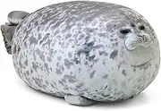 Chubby Blob Seal Pillow,Stuffed Cotton Plush Animal Toy Cute Ocean Pillow Pets Medium(17.6 in)