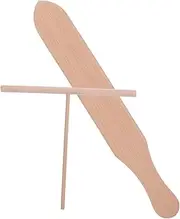 CATIEBYE 2 in 1 Crepe Pancake Maker Kit Wooden Spreader Spatula for Making Pancakes Chinese Pancakes